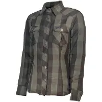 GMS Jaguar Femme Chemise de Moto Noire Olive Taille XS