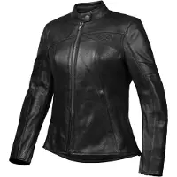 Ixon Cranky Air L Noir Femmes Blouson Moto Cuir Taille XS