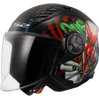 LS2 Of616 Airflow Ii Happy Dreams Open Face Helmet Noir XS