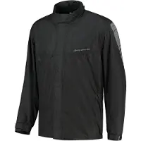Rusty Stitches Sander Rain Jacket Noir 2XL
