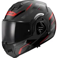 LS2 Helmets FF906 Advant Kuka Mat Noir Red-06 Casque Modulable Taille XS