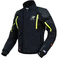 Rukka Shield-R Black Yellow Motorcycle Textile Jacket Taille 60