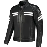 Rusty Stitches Steve Blouson en cuir de moto Taille