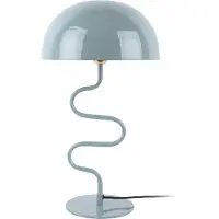 Leitmotiv - Lampe de table Twist - bleu brouillard