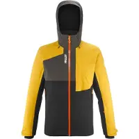 Millet - Veste de ski imper-respirante - Atna Peak Jkt M Black/Safran pour Homme - Taille S - Noir
