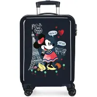 Joumma Disney Minnie Autour du Monde Paris ABS Rollkoffer/Koffer 55cm