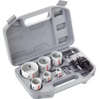 Bosch Set de scies-cloches Bosch HSS Bimétall de 9 pièces pour projets DIY