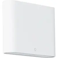 QAZQA Applique murale d'extérieur moderne blanche 11,5 cm avec LED - Batt