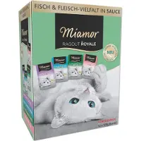 Miamor Ragout Royal Lot de sachets de sauce mélangée 12 x 100 g