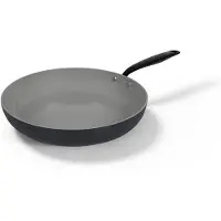 BE Living Essential Poêle à frire - Ø 30 cm - Céramique - Sans PFAS - Induction - Noir