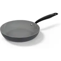 BE Living Essential Poêle à frire - Ø 20 cm - Céramique - Sans PFAS - Induction - Gris