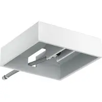 Hansgrohe Raindance E400 tête de douche carré Ø40cm Chrome Brillant