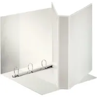 Esselte Reliure à anneaux Esselte, DIN A4+, blanche, mécanisme à 4 anneaux en D, largeur du dos : 50 mm (A4+, 50 mm, 1 pcs)