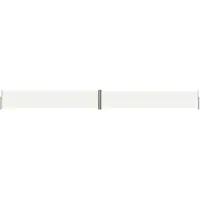 vidaXL Marquise latérale extensible Crème 117x1200 cm