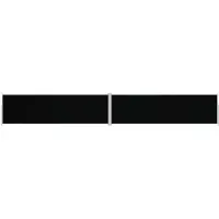 vidaXL Store latéral extensible noir 180x1200 cm