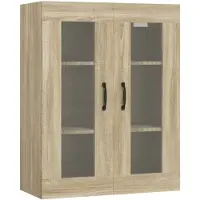 vidaXL Armoire suspendue Chêne Sonoma 69,5x34x90 cm