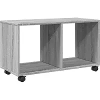 vidaXL Armoire roulante sonoma gris 72x33x42,5 cm bois d'ingénierie