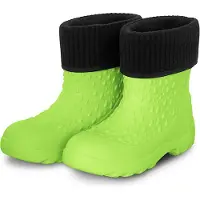 Delphin YUPIE, 26/27, vert-néon, bottes pour enfants avec semelle intérieure, 101005227