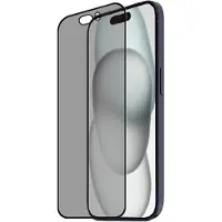 Muvit Protection d'écran en verre trempé Muvit Tiger Glass Plus Recyclé Privacy pour iPhone 15