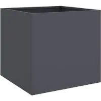 vidaXL Jardinière anthracite 42x40x39 cm acier