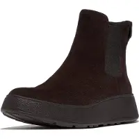 Original Brands Bottes FitFlop Femme F-Mode Suede Flatform Chelsea Boots Chocolate Brown-Taille 41