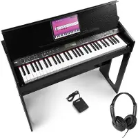 Max RhapsodyDP61 digitale piano set - inclusief sustainpedaal en koptelefoon (61 Boutons)