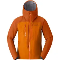 Norrøna - Veste de protection en GORE-TEX - Lyngen Gore-Tex Jacket M Exuberance pour Homme - Taille S - Orange