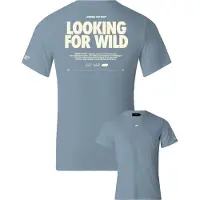 Looking for Wild Olwen Short Sleeve T-shirt Bleu L