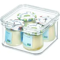 SmartaSaker Boite de Rangement Réfrigérateur iDesign Crisp 16 x 16 cm