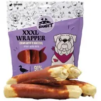 Mr. Bandit Wrapper XXXL Bâtonnets au canard pour chiens 500 g