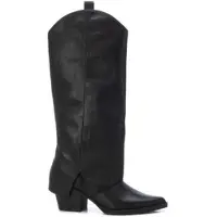 Xti pour femme. 14341603-NEGRO Bottes 143416 Noir (38), 5 à 8 cm, Fermeture éclair, Casuel