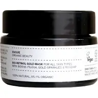 Evolve Organic Beauty Masque visage Beauty Gold Bio Retinol Anti-âge Nourrissant Raffermissant 60 ml