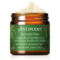 Antipodes Avocado Pear Collagen-Boosting Night Cream crème de nuit nourrissante visage 60 ml