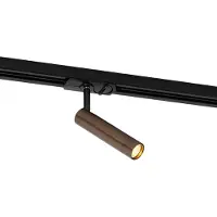 QAZQA Spot moderne bronze foncé pour système sur rail monophasé - Iconic Ivy