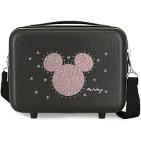 Disney unisex. 3821921 Trousse de toilette ABS Mickey Studs adaptable noir (OSFA), Casuel, ABS/Polycarbonate