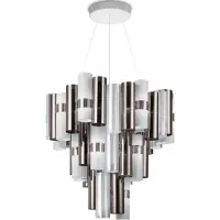 Slamp La Lollo Suspension Pewter|White | X-Large
