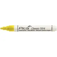 PICA 524/44-10 Marqueur Peinture - Rond - Jaune - 2-4mm (10pcs)