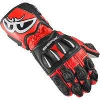 Berik Thunar Evo Black Red Motorcycle Gloves Taille 3XL