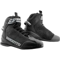 Bogotto Tokyo Perforé Noir Chaussures de Moto Taille 44