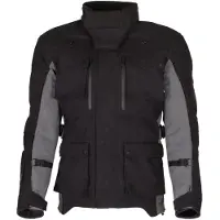 Merlin Veste textile pour moto Solitude D3O, noir/gris, M