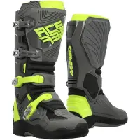 Acerbis Whoops Bottes Motocross Gris Jaune Taille 42