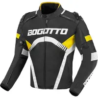 Bogotto Boomerang Imperméables Noir Yellow Blouson Textile Taille L