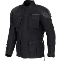 Merlin Veste textile pour moto Sayan D3O, noir, S