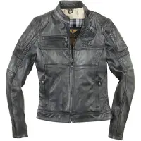 Black-Cafe London Shona II Veste en cuir de moto dames