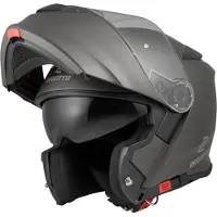 Bogotto V271 Casque de moto à visière relevable, anthracite mat, XS