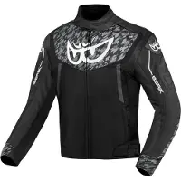 Berik Camo Street Black White Waterproof Textile Motorcycle Jacket Taille 56