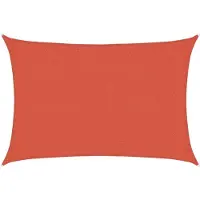 vidaXL Voile d'ombrage 160 g/m² Terre cuite 2,5x4 m PEHD