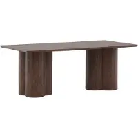 Ebuy24 Olivia table basse mocca.