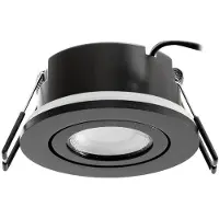 Arcchio Spots , Eliar, dimmable, Noir, Salon / séjour, Aluminium, Moderne