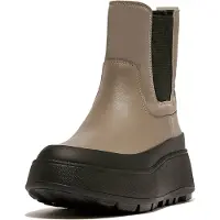 Original Brands Bottes FitFlop Women F-Mode Water-Resistant Flatform Chelsea Minky Grey-Taille 42